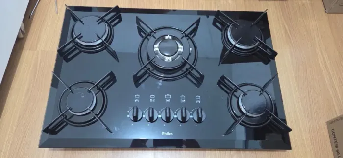 Cooktop 5 Queimadores Philco - Perfeito Estado e Super Potente