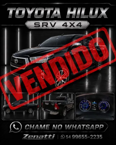 Toyota Hilux CD SRV 4X4 2.8 TDI Diesel Aut. 2019