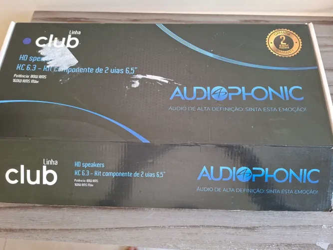Kit 2 vias audiophonic club kc 6.3
