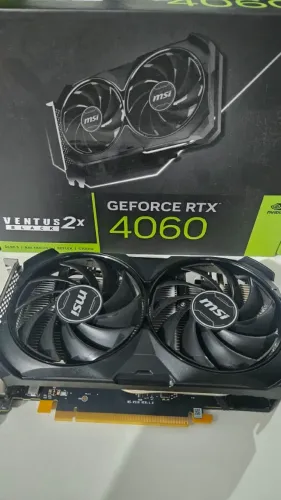 Placa De Video Rtx 4060 8Gb Msi Estudo Troca por outra placa (Seminova 3 meses de garantia