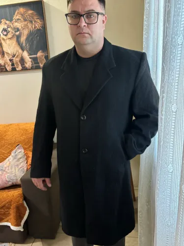 CASACO LÃ BATIDA MASCULINO TAMANHO 58 em perfeito estado