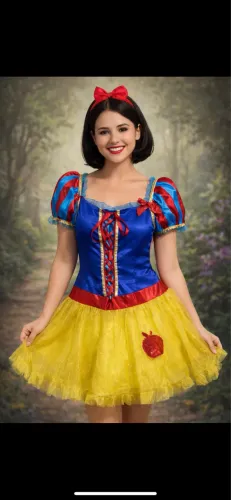 Fantasia da Branca de neve tamanho M adulto