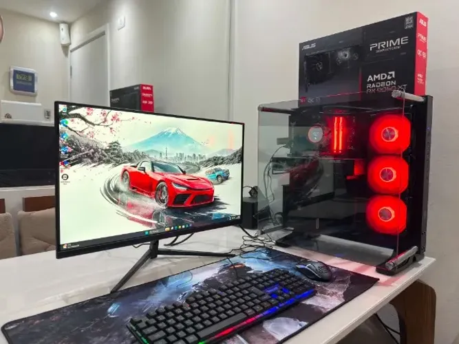 Troco Vendo Pc Gamer AMD Ryzen 7 8700F /16 Gddr5 / 512+1TB Ssd / Video Rx9060xt de 16G.