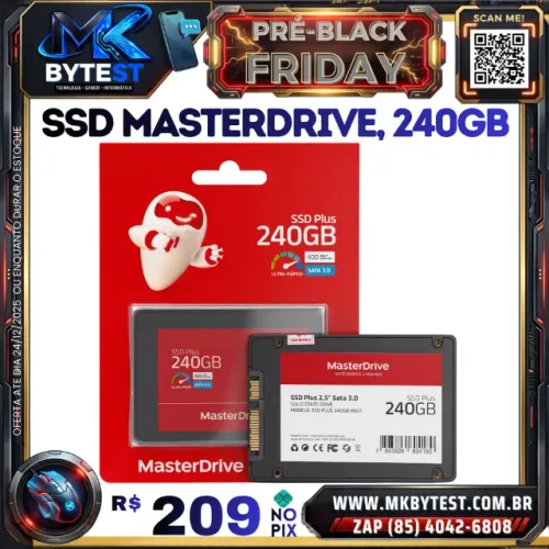 SSD MasterDrive, 240GB, SATA III