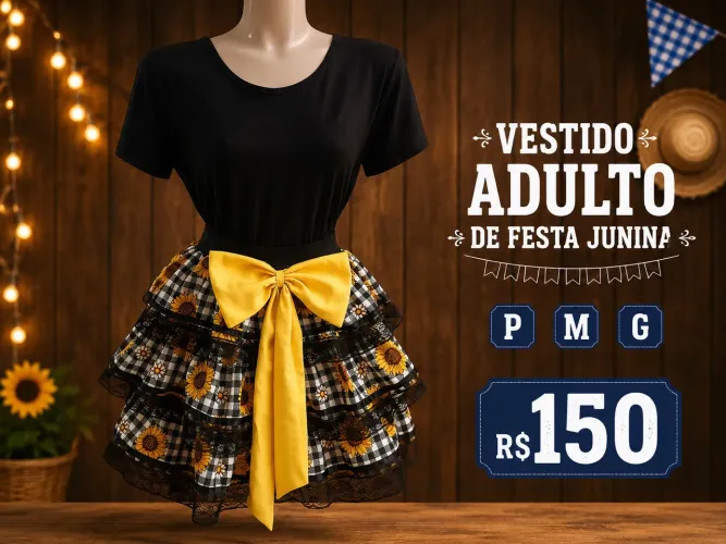 Vestido de festa junina