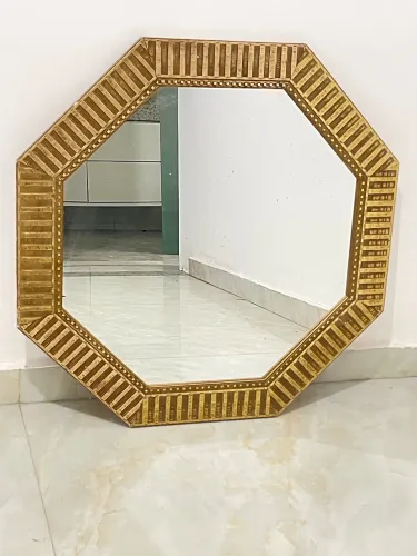 Espelho Decorativo Vintage com Moldura Trabalhada 60x60