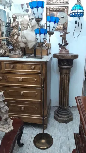 LUMINARIA TIFFANY PEDESTAL