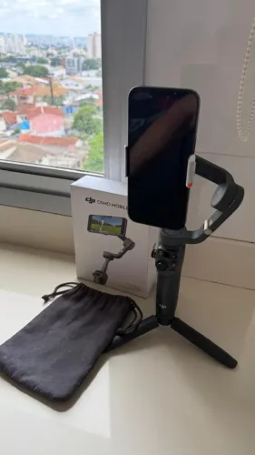 DJI Osmo Mobile 6 Original | Gimbal 3 Eixos | Caixa e Acessórios