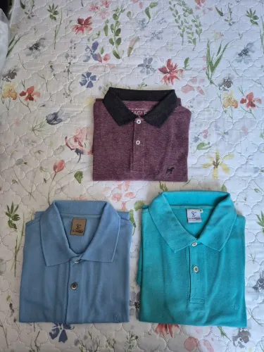 3 camisas Polo P