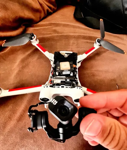 Manutenção Drone concerto e recuperação