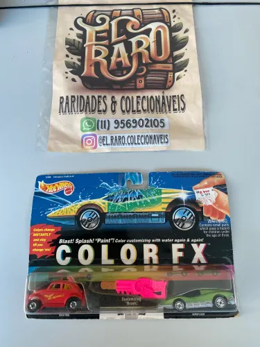 Hot wheels Color FX 1993 lacrado - item raro de coleção particular !!