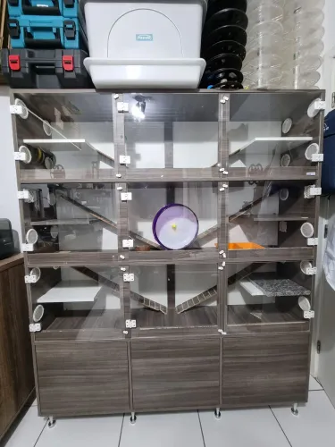 Terrario para hamster ou pequenos roedores