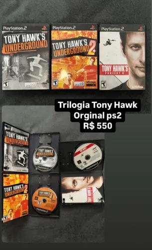 Trilogia original tony hawk ps2