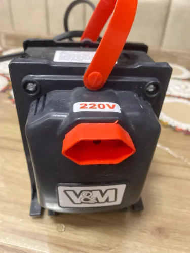 Transformador de energia 7000 VA tomada tri polar bi volt 220 e 110v