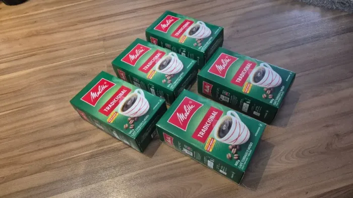 5 caixas de Café Melitta Tradicional 500g Embalagem a vácuo