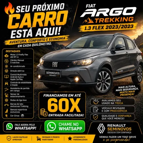 Fiat Argo Trekking 1.3 8V Flex Aut. 2023