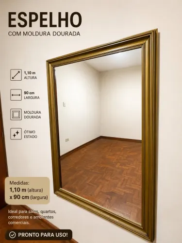 Espelhos Grande com moldura