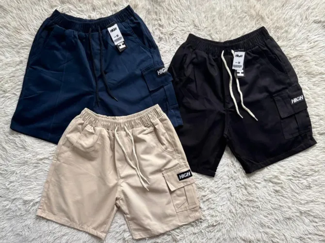 Bermudas Cargo Adulto P ao GG 
