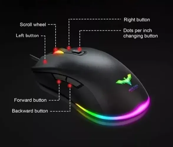 Mouse HAVIT ms732 Preto
