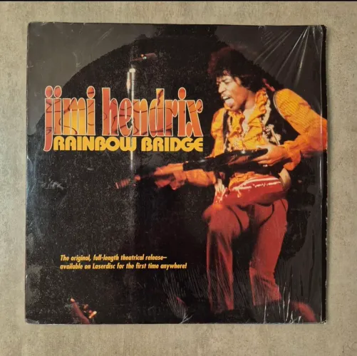 LASERDISC JOMI HENDRIX RAINBOW BRIDGE SHOW DUPLO GRANDE RARO IMPORTADO INTACTO