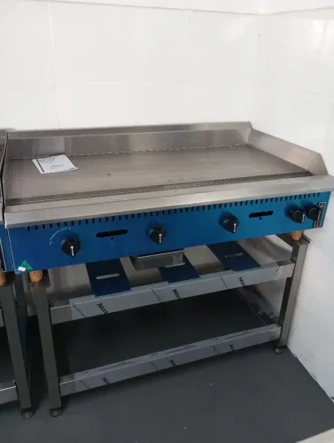 NZ. Chapa bifeteira profissional inox 1,20m 19mm Venâncio