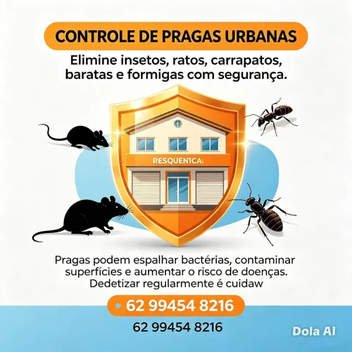 Detetizacao profissional a partir de 150 reais