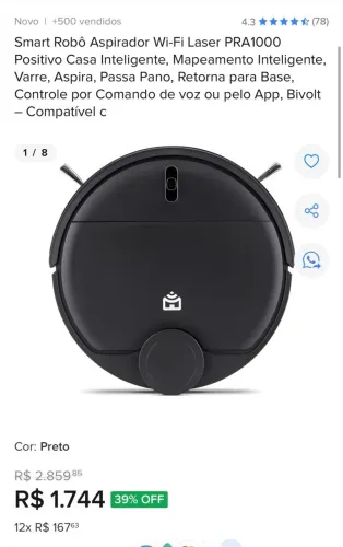 Smart robô Aspirador