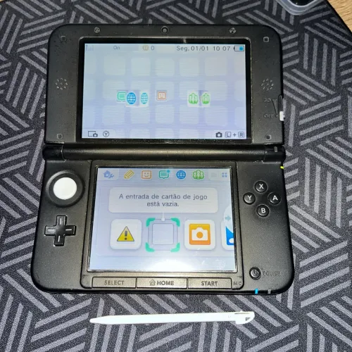 Nintendo 3DS XL Azul em perfeito funcionamento.