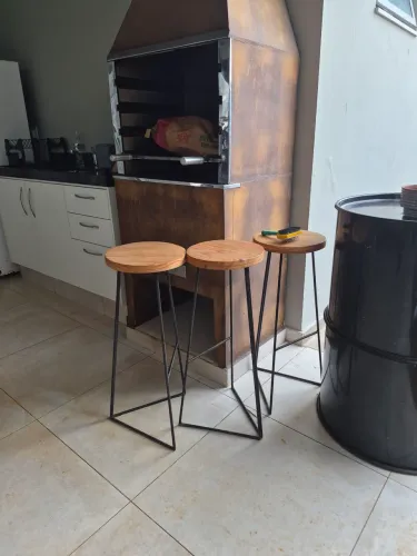 Banquetas pes de ferro