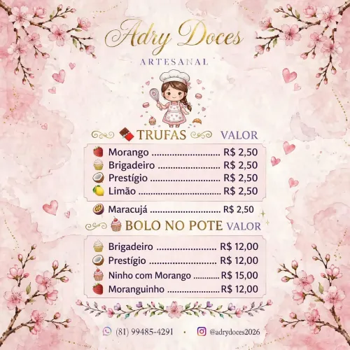 Vendo bolo de pote e trunfas