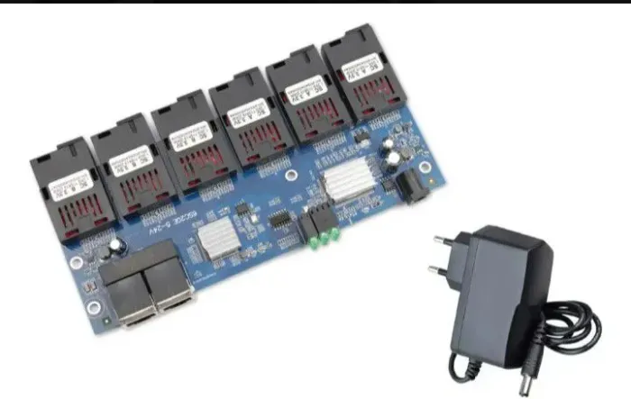 placa switch de fibra óptica 