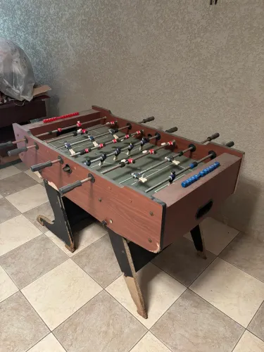 Mesa de Totó/Pebolim com detalhes
