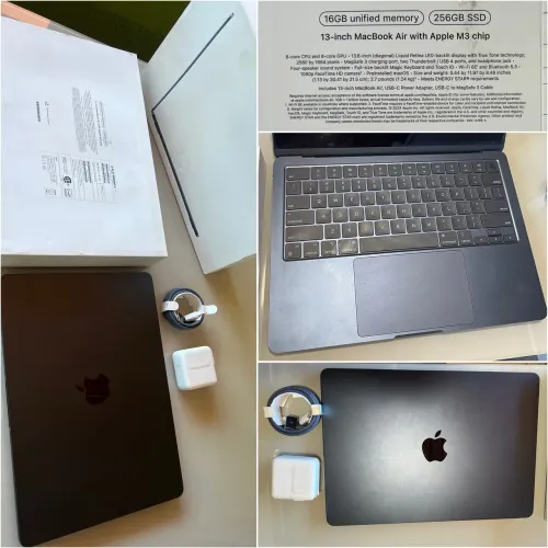 MacBook Air M3 16gb 256gb SSD 13"