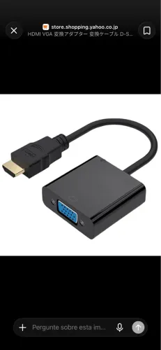 Adaptador HDMI para VGA - Conversor de Vídeo