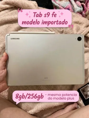 Tab S9 FE 256gb modelo importado SM-x510 cor prata