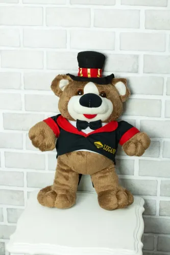 Urso de Pelúcia Lugano com Roupa de Maestro 