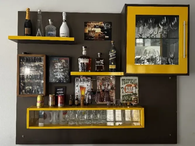 Bar Painel Decorativo - acompanha um JAck Daniel's Apple