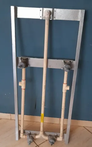 Kit misturador banheiro agua quente e fria
