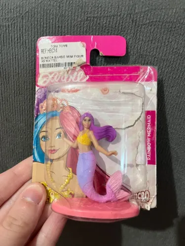 Barbie mini figura rainbow mermaid 8cm