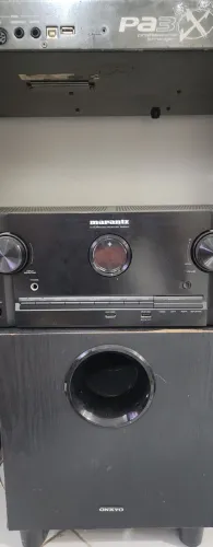 Receiver marantz liga e não sai dom e imagem