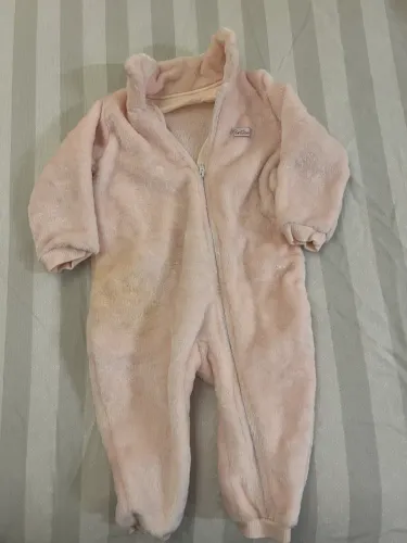 Macacão fleece / plush paraíso do bebê 3 meses
