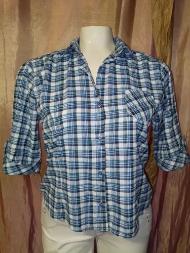 Blusa xadrez feminina - veste 42/44