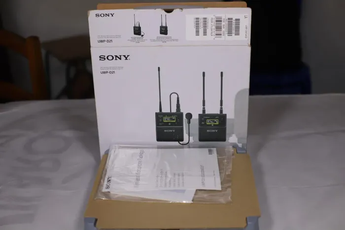 Microfone lapela Sony UWP-D21 novo c nota fiscal