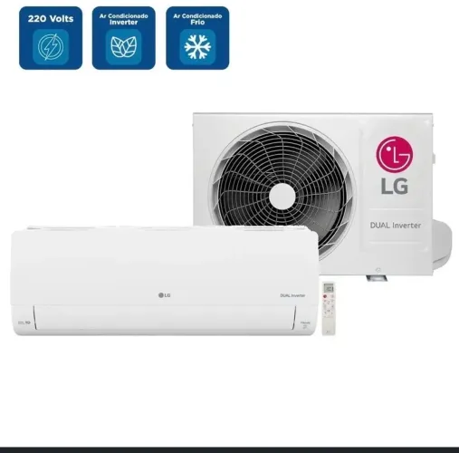 Ar-Condicionado Split LG Dual Inverter AI Voice 12.000 BTUs 220V - Novo