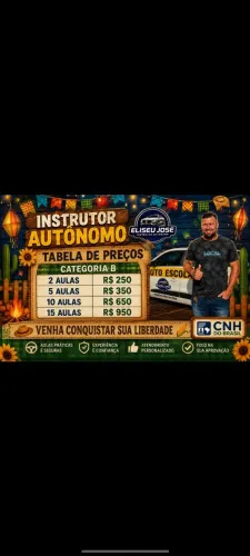 Instrutor autônomo Eliseu