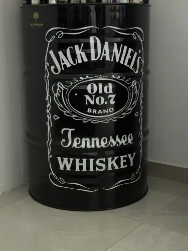 Tambor Jack Daniels decoração para bebidas 