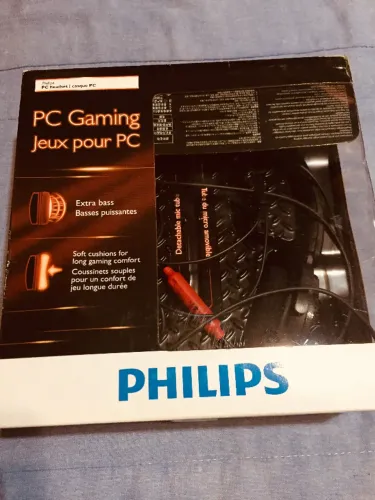 Fone Phillips PC Gaming Extra Bass