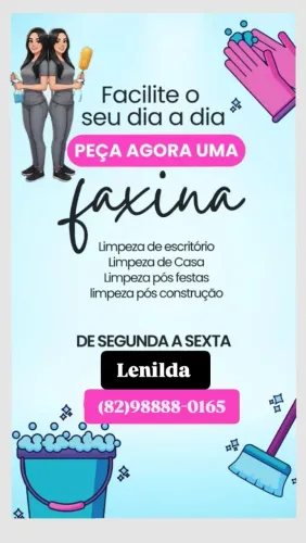 AGENDE SUA FAXINA ?