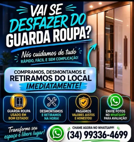 Guarda roupas usados