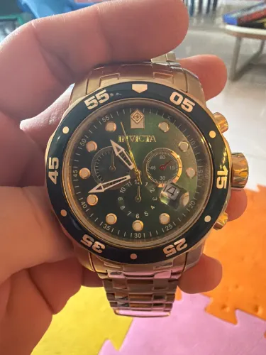 Relógio Invicta Pro Diver Scuba Chronograph, referência 0075, original.